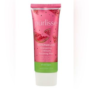 pūrlisse Watermelon Energizing 2 Min Polish & Peel. 2.5 fl. oz. Hydrating peel.